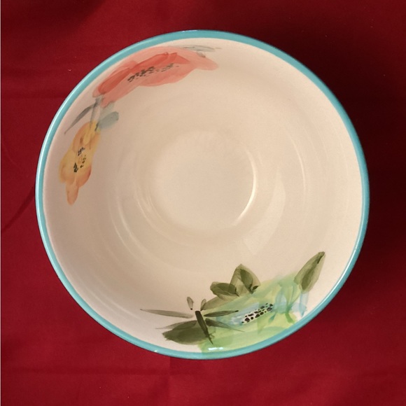 The Pioneer Woman Turquoise Floral Blossom Small Plate Bowl Mug - Picture 8 of 14